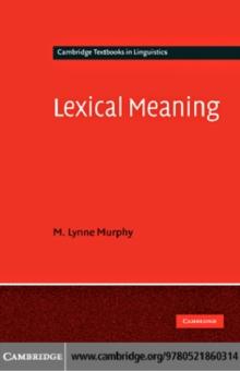 Lexical Meaning