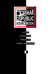 The Weimar Republic Sourcebook