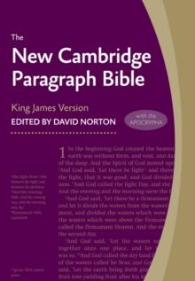 New Cambridge Paragraph Bible With Apocrypha, Black Calfskin Leather, KJ595:TA Black Calfskin : Personal Size