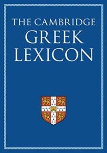 The Cambridge Greek Lexicon 2 Volume Hardback Set