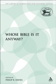 Whose Bible Is It Anyway?