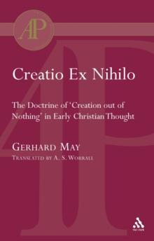 Creatio Ex Nihilo