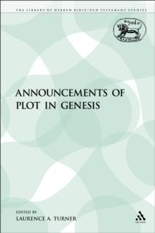 Announcements of Plot in Genesis