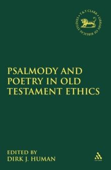 Psalmody and Poetry in Old Testament Ethics