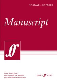 32-page A4 Manuscript Book, 12-stave