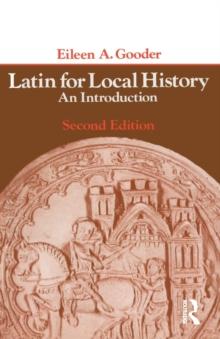 Latin for Local History : An Introduction