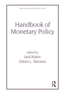 Handbook of Monetary Policy