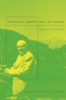 Theodor W. Adorno : One Last Genius