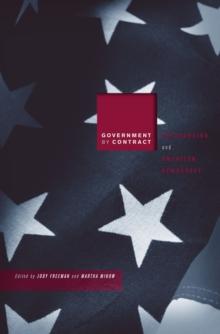 Government by Contract : Outsourcing and American Democracy