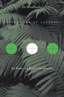 Expressions of Judgment : An Essay on Kant's Aesthetics