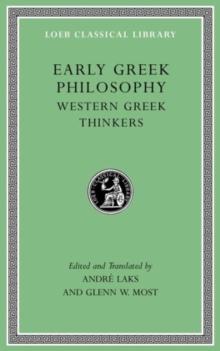 Early Greek Philosophy, Volume II : Beginnings and Early Ionian Thinkers, Part 1