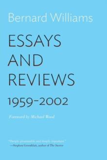 Essays and Reviews : 1959-2002