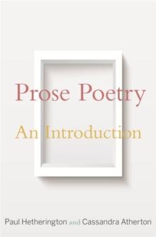 Prose Poetry : An Introduction