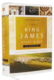 The King James Study Bible, Full-Color Edition, Cloth-bound Hardcover, Red Letter : KJV Holy Bible