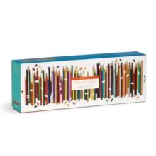 Frank Lloyd Wright Colored Pencils Shaped 1000 Piece Panoramic Puzzle