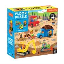 Construction Site 25 Piece Floor Puzzle with Shaped Pieces