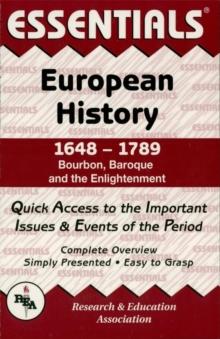 European History: 1648 to 1789 Essentials