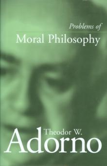 Problems of Moral Philosophy