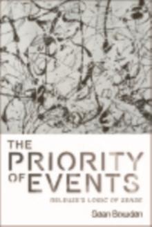 The Priority of Events : Deleuze's Logic of Sense