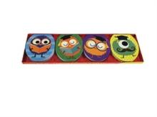 Pocket Note Set of 4 Mini Pads: School Monsters