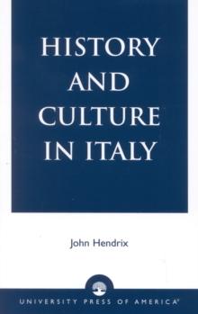 History and Culture in Italy