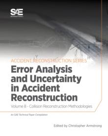 Error Analysis and Uncertainty in Accident Reconstruction