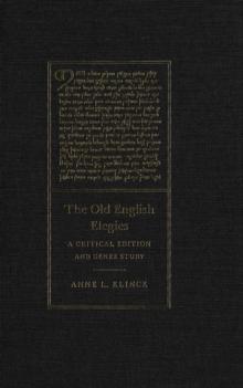 Old English Elegies