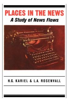 Places in the News : A Study of News Flows