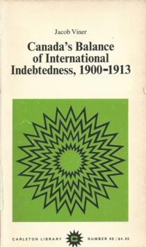 Canada's Balance of International Indebtedness, 1900-1913