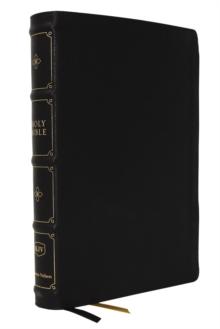 KJV Holy Bible: Large Print Verse-by-Verse with Cross References, Black Leathersoft, Comfort Print: King James Version (Maclaren Series)