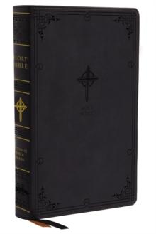 NABRE, New American Bible, Revised Edition, Catholic Bible, Large Print Edition, Leathersoft, Black, Thumb Indexed, Comfort Print : Holy Bible