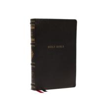 NKJV, Personal Size Reference Bible, Sovereign Collection, Genuine Leather, Black, Red Letter, Comfort Print : Holy Bible, New King James Version