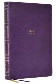 KJV Holy Bible: Paragraph-style Large Print Thinline with 43,000 Cross References, Purple Leathersoft, Red Letter, Comfort Print (Thumb Indexed): King James Version