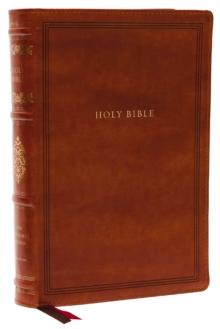 KJV, Wide-Margin Reference Bible, Sovereign Collection, Leathersoft, Brown, Red Letter, Comfort Print : Holy Bible, King James Version