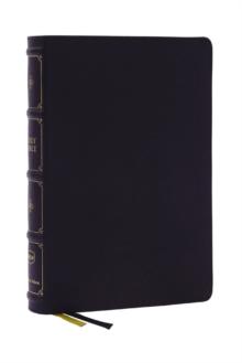 NKJV, Large Print Thinline Reference Bible, Blue Letter, Maclaren Series, Leathersoft, Black, Comfort Print : Holy Bible, New King James Version