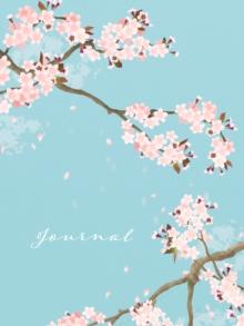 Spring Cherry Blossoms Journal