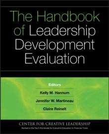 The Handbook of Leadership Development Evaluation