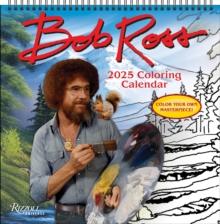 Bob Ross 2025 Coloring Wall Calendar