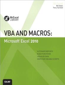 VBA and Macros : Microsoft Excel 2010, Portable Documents