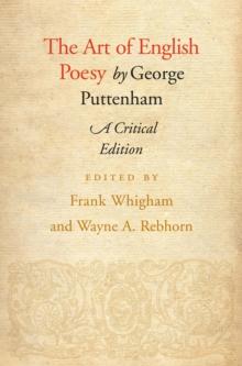 The Art of English Poesy : A Critical Edition