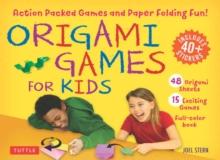 Origami Games for Kids Kit : Action Packed Games and Paper Folding Fun! [Origami Kit with Book, 48 Papers, 75 Stickers, 15 Exciting Games, Easy-to-Assemble Game Pieces]