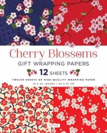 Cherry Blossoms Gift Wrapping Papers - 12 Sheets : 18 x 24 inch (45 x 61 cm) Wrapping Paper