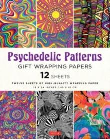 Psychedelic Patterns Gift Wrapping Papers - 12 sheets : 18 x 24 inch (45 x 61 cm) Wrapping Paper