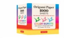 Origami Paper Color Bursts 1,000 sheets 4" (10 cm) : Tuttle Origami Paper: Double-Sided Origami Sheets Printed with 12 Different Designs (Instructions Included)