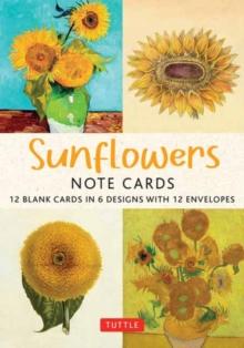 Sunflowers - 12 Blank Note Cards : 12 Blank Cards in 6 Designs with 12 Envelopes in a Keepsake Box