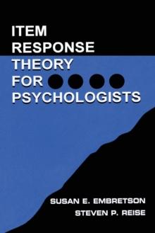 Item Response Theory for Psychologists