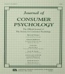 Cultural Psychology : A Special Issue of the journal of Consumer Psychology