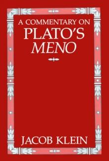 A Commentary on Plato's Meno