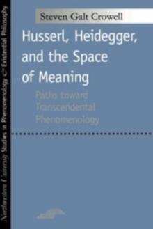 Husserl, Heidegger, and the Space of Meaning : Paths Toward Trancendental Phenomenology