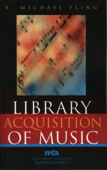 Library Acquisition of Music